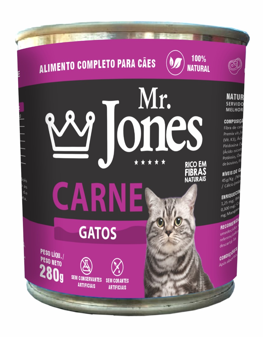 Lata Mr. Jones Carne Gatos