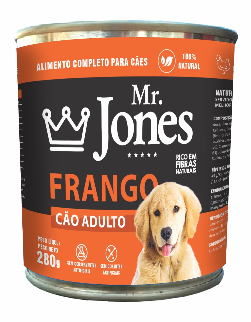 Lata Mr. Jones Frango Cão Adulto